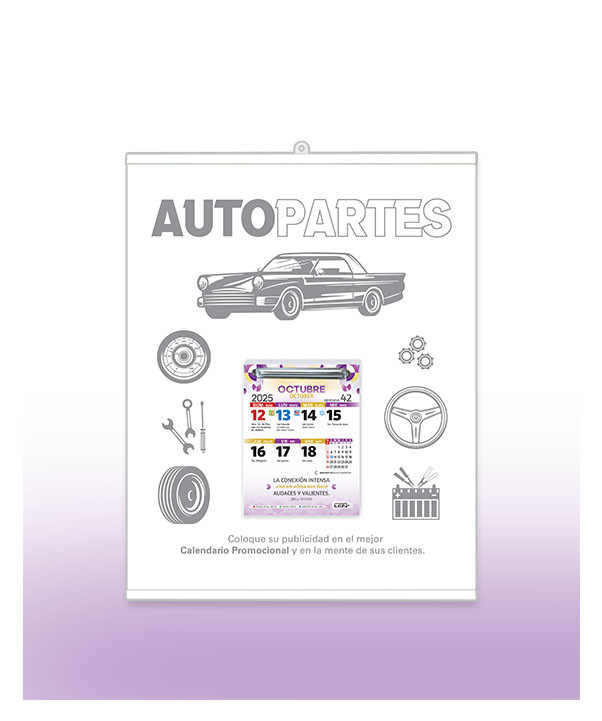 Juego de Respaldo Plástico Carta con Exfoliador Semanal Serie RcE2