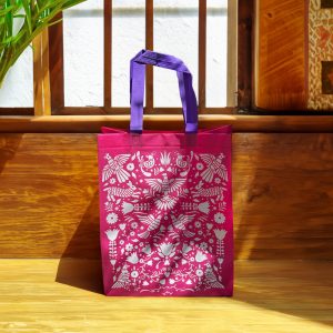 Bolsa Ecológica Rosa con Diseño
